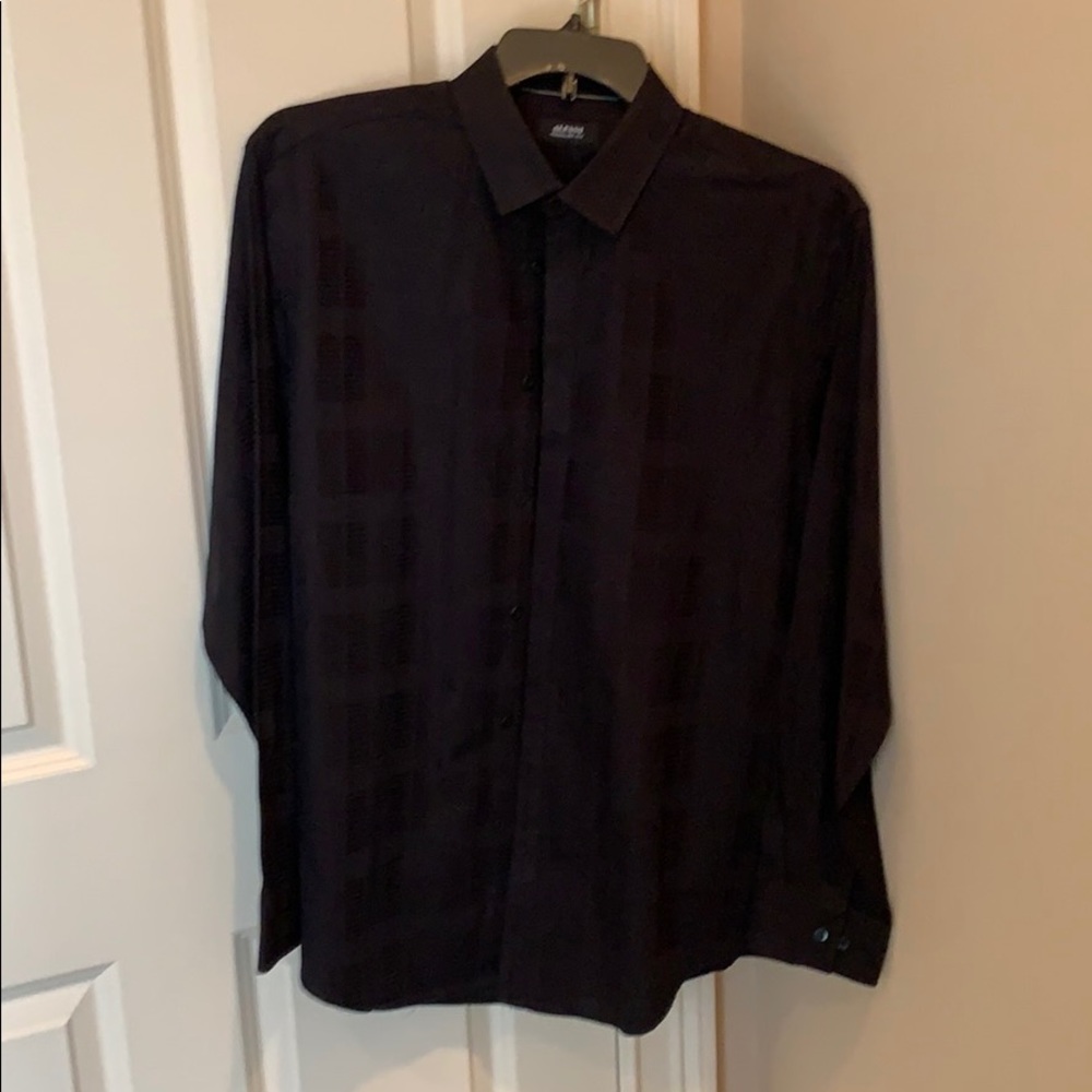 Large, Black Alfani long sleeve button-down